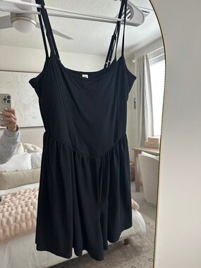 Nordstrom bp Black Spaghetti-Strap Romper